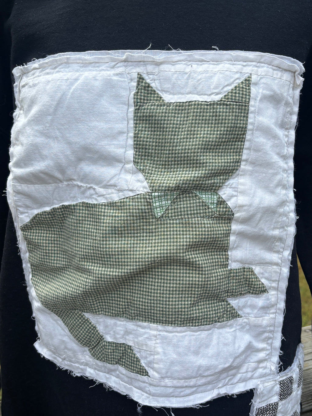 Cat Quilt Block Sweatshirt
