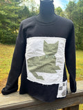 Cat Quilt Block Sweatshirt