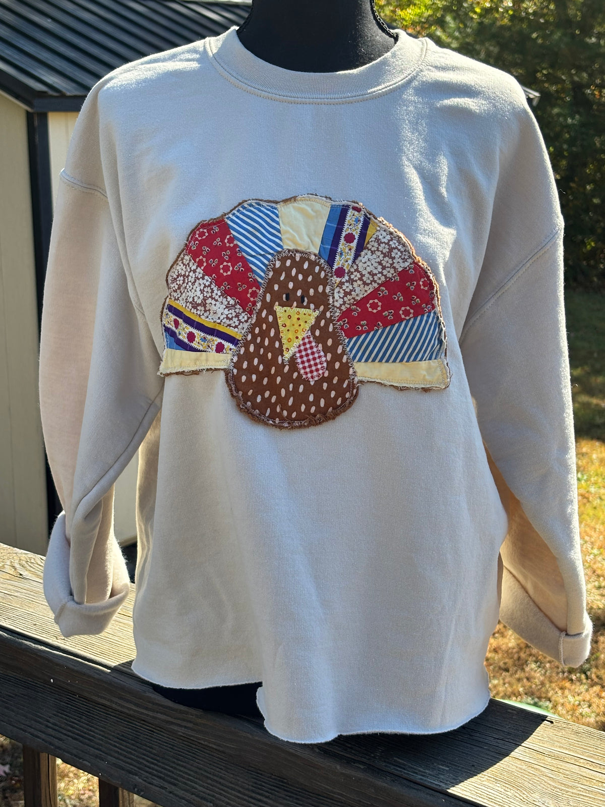Dresden Plate Turkey Shirt (Medium)