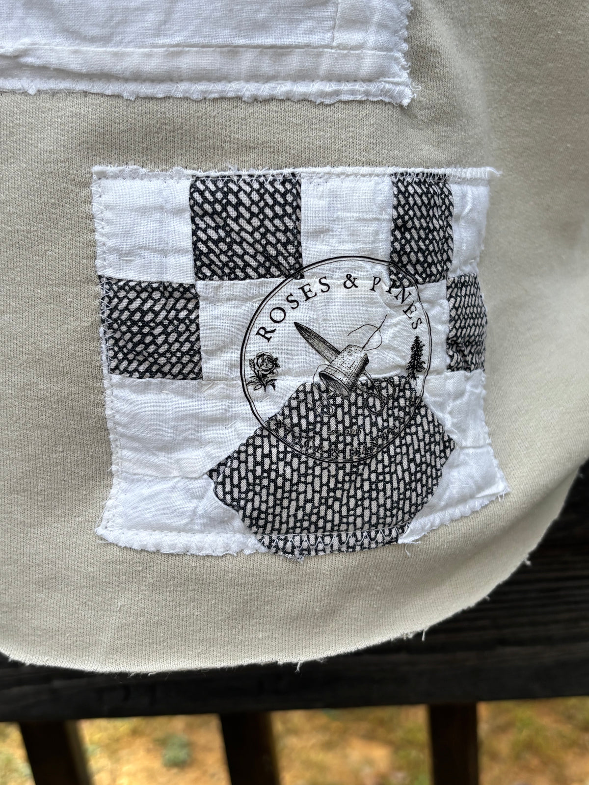 Cat Quilt Block Sweatshirt